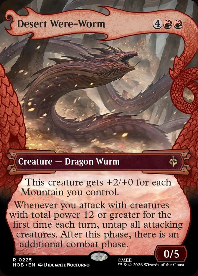 Desert Were-Worm card image