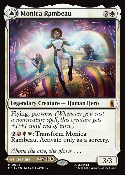 Monica Rambeau Magic: The Gathering card