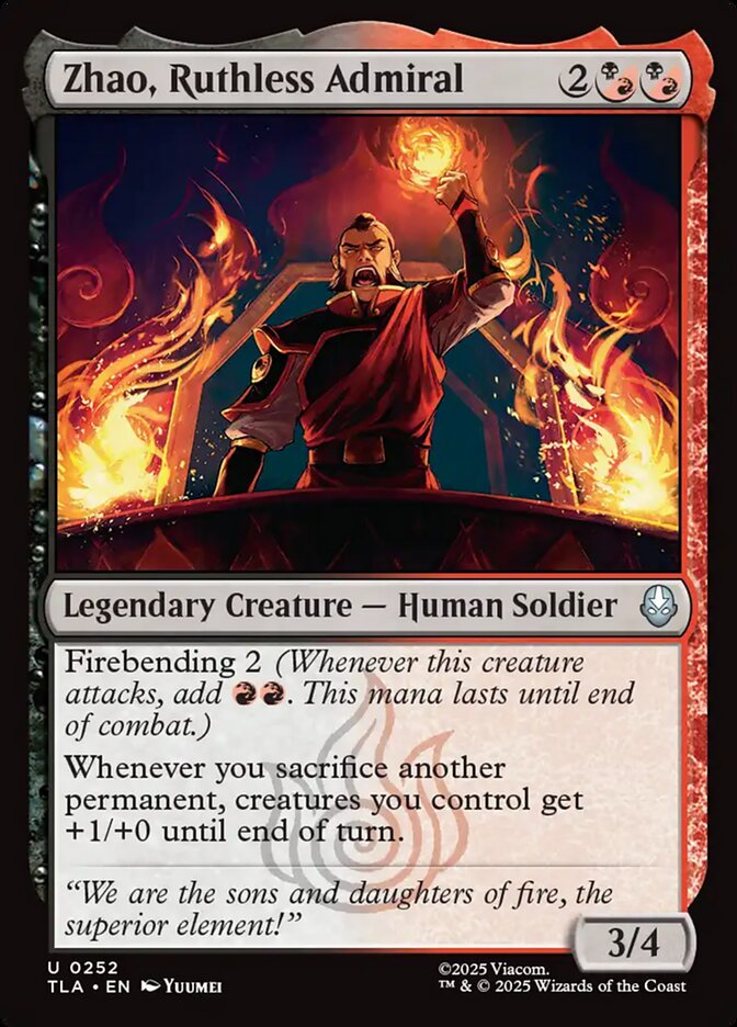 Zhao, Ruthless Admiral Magic: The Gathering card