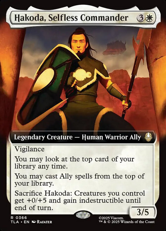 Hakoda, Selfless Commander Magic: The Gathering card