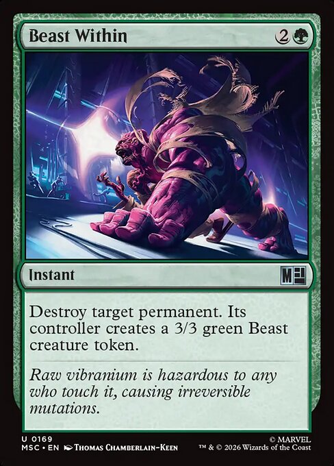 Beast Within Magic: The Gathering card