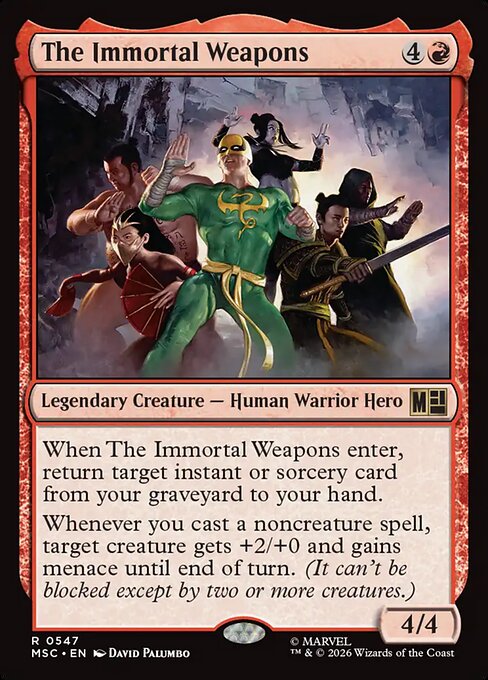 The Immortal Weapons Magic: The Gathering card