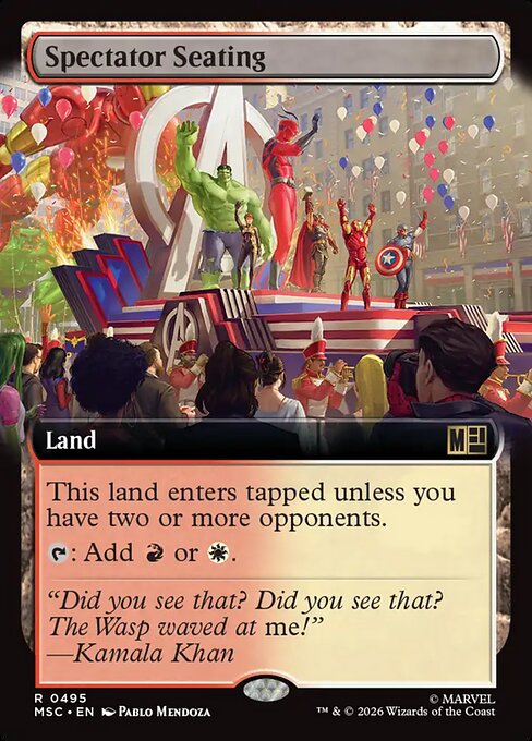 Spectator Seating Magic: The Gathering card