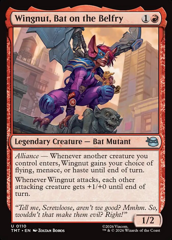 Wingnut, Bat on the Belfry card image