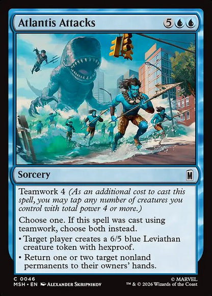 Atlantis Attacks Magic: The Gathering card