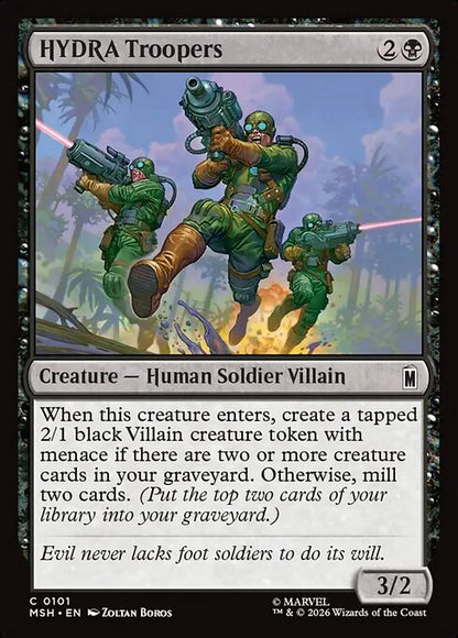 HYDRA Troopers Magic: The Gathering card