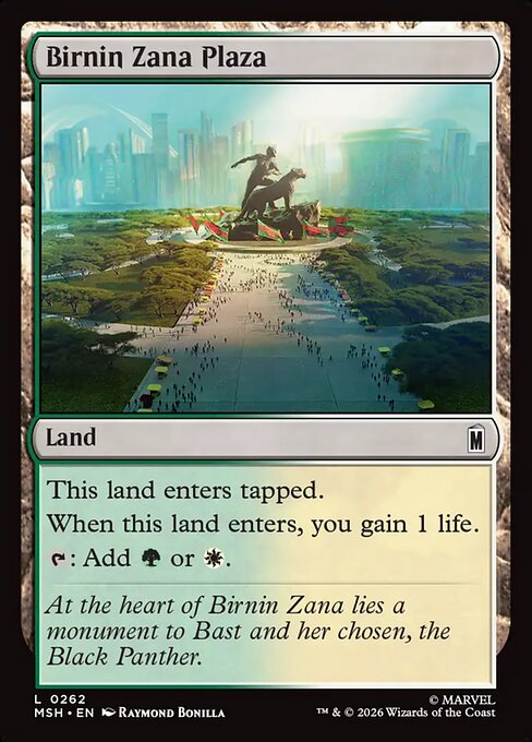 Birnin Zana Plaza Magic: The Gathering card