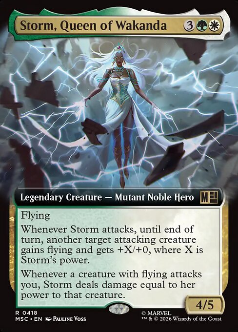 Storm, Queen of Wakanda Magic: The Gathering card