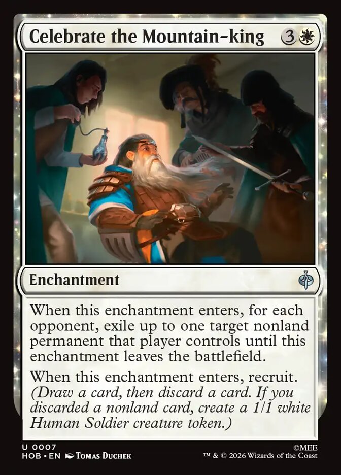 Celebrate the Mountain-king card image