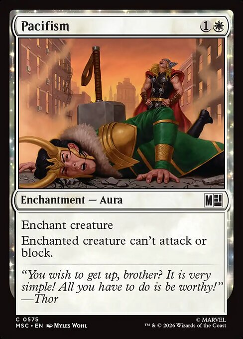 Pacifism Magic: The Gathering card