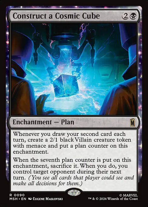 Construct a Cosmic Cube Magic: The Gathering card