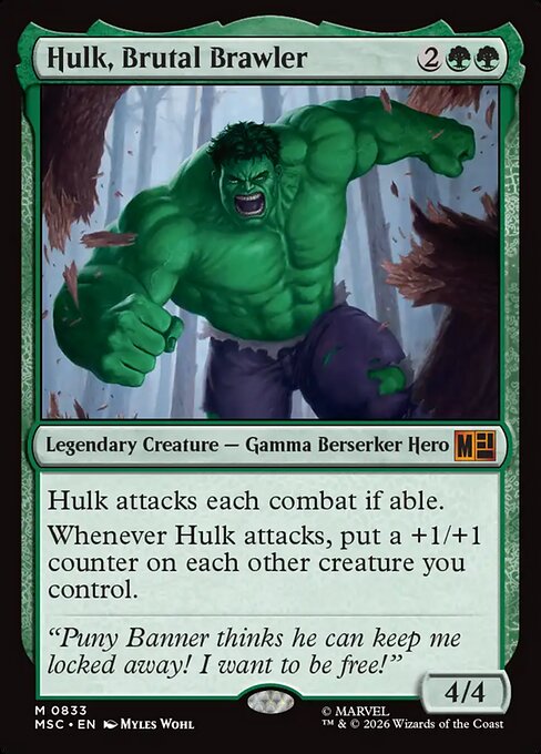 Hulk, Brutal Brawler Magic: The Gathering card