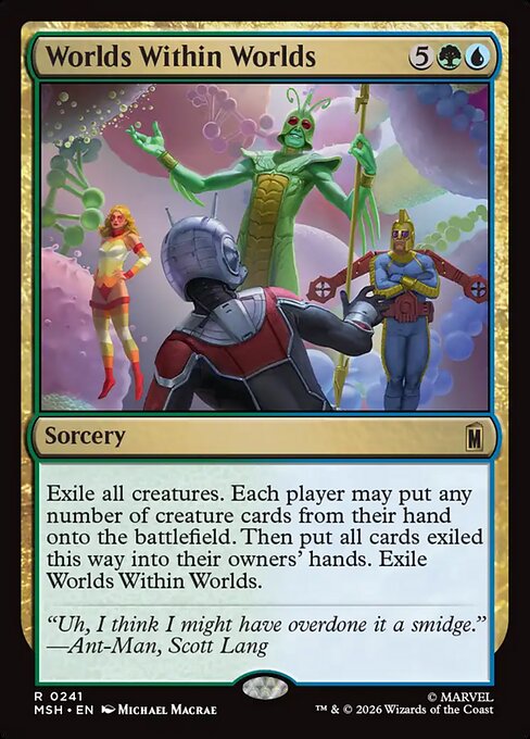 Worlds Within Worlds Magic: The Gathering card