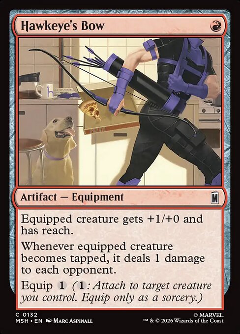 Hawkeye's Bow Magic: The Gathering card