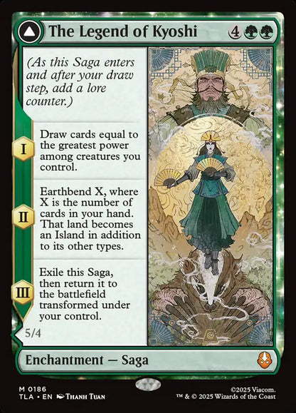 The Legend of Kyoshi // Avatar Kyoshi Magic: The Gathering card