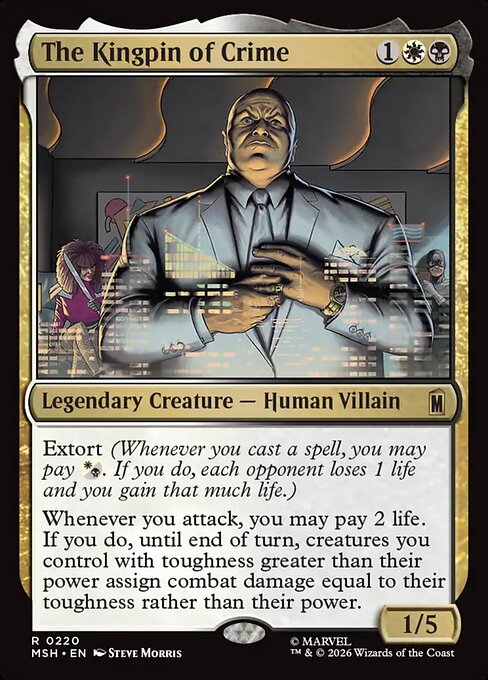 The Kingpin of Crime Magic: The Gathering card