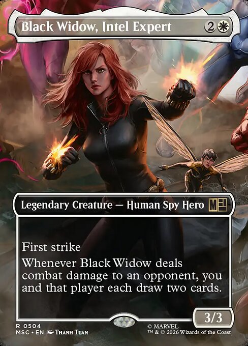 Black Widow, Intel Expert Magic: The Gathering card