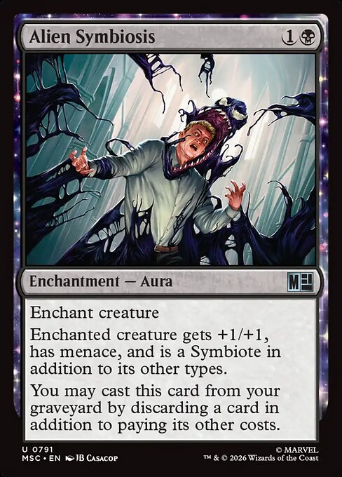Alien Symbiosis Magic: The Gathering card