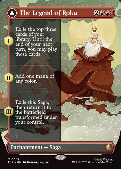 The Legend of Roku // Avatar Roku Magic: The Gathering card