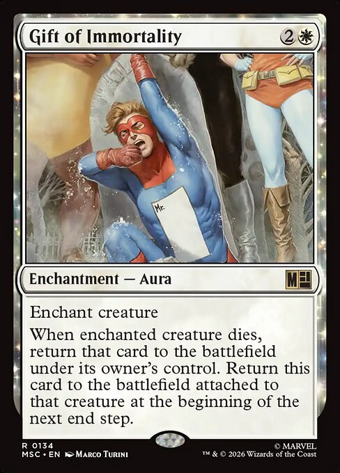 Gift of Immortality Magic: The Gathering card