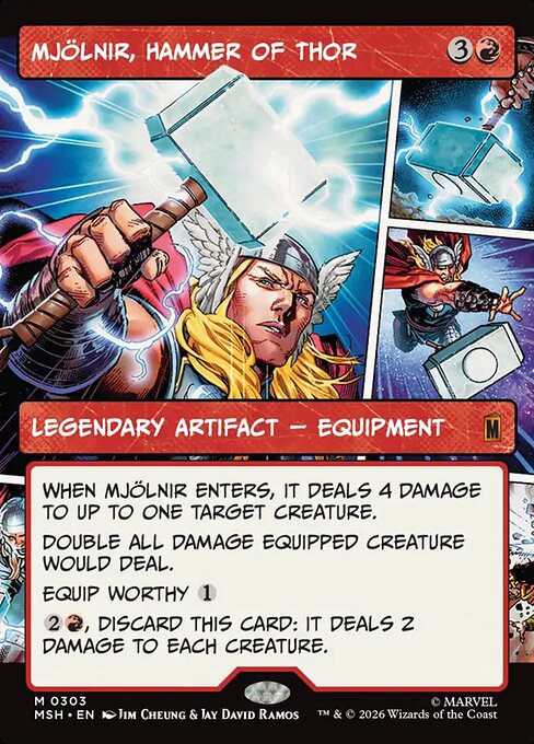 Mjölnir, Hammer of Thor Magic: The Gathering card