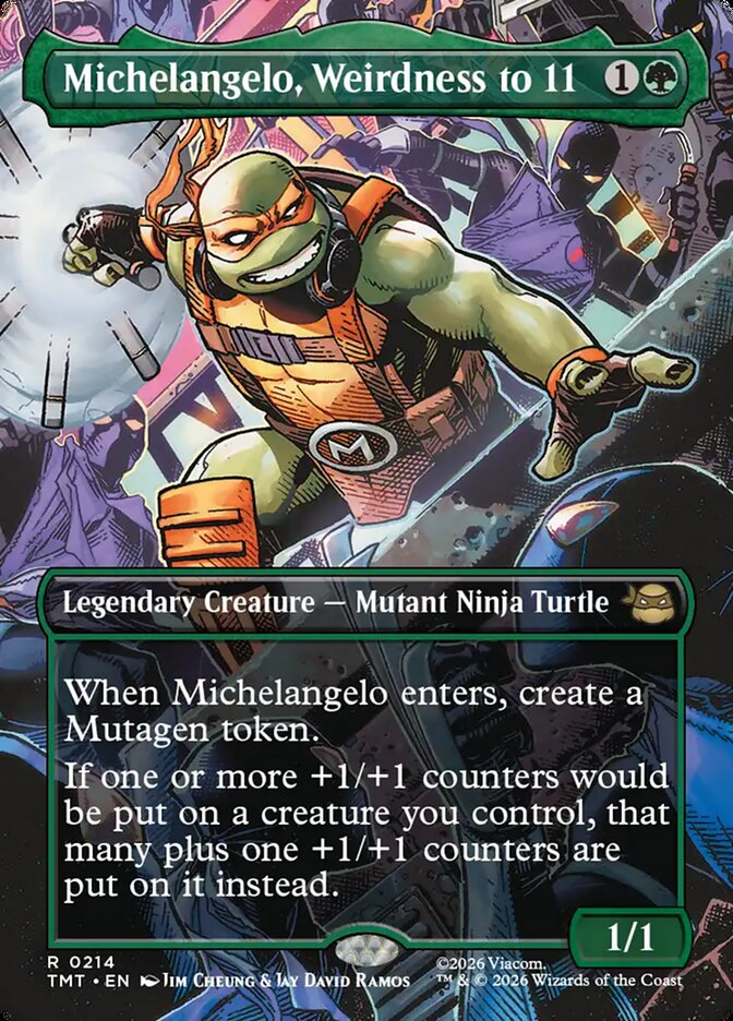 Michelangelo, Weirdness to 11 card image
