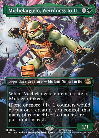 Michelangelo, Weirdness to 11 card image