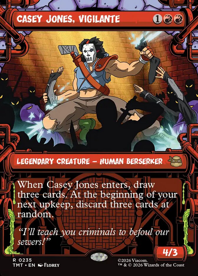 Casey Jones, Vigilante card image