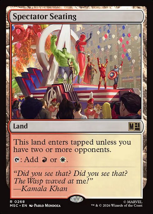 Spectator Seating Magic: The Gathering card