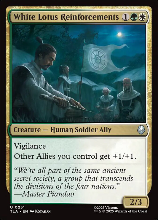 White Lotus Reinforcements Magic: The Gathering card