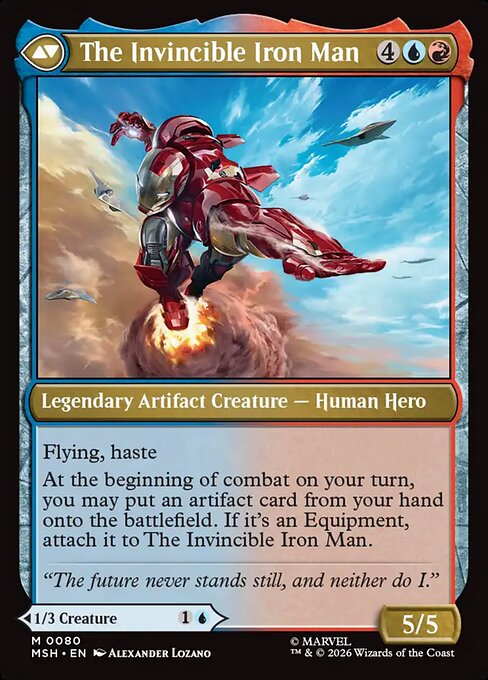 The Invincible Iron Man Magic: The Gathering card