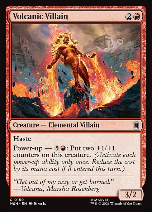 Volcanic Villain Magic: The Gathering card
