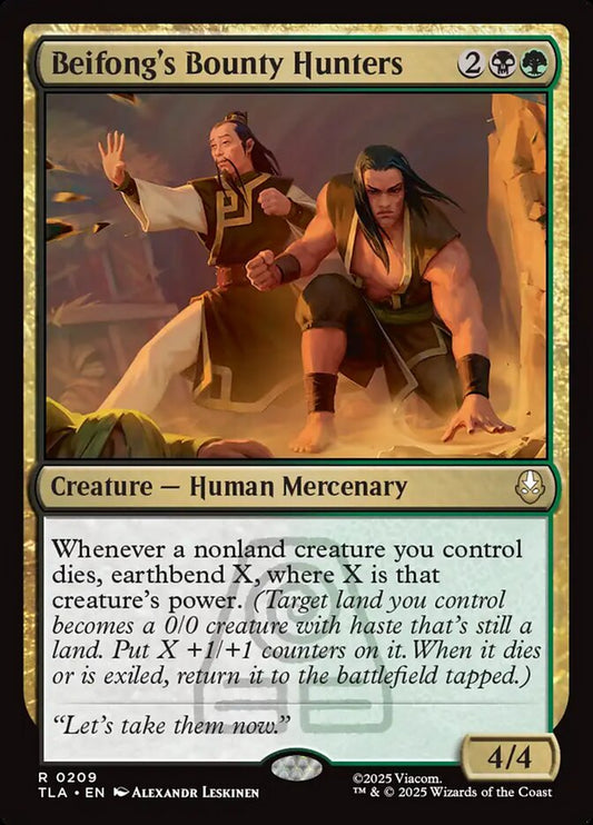 Beifong's Bounty Hunters Magic: The Gathering card