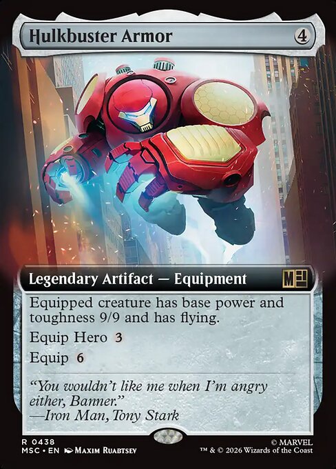 Hulkbuster Armor Magic: The Gathering card