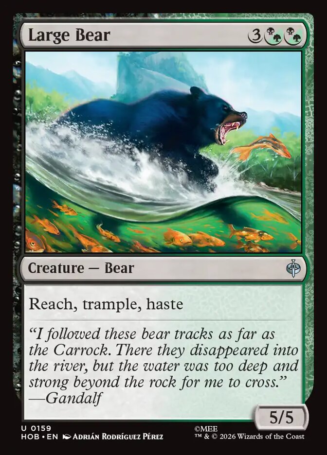 Large Bear card image