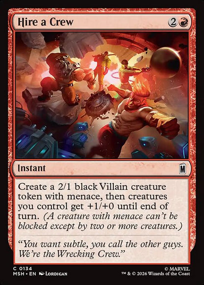 Hire a Crew Magic: The Gathering card