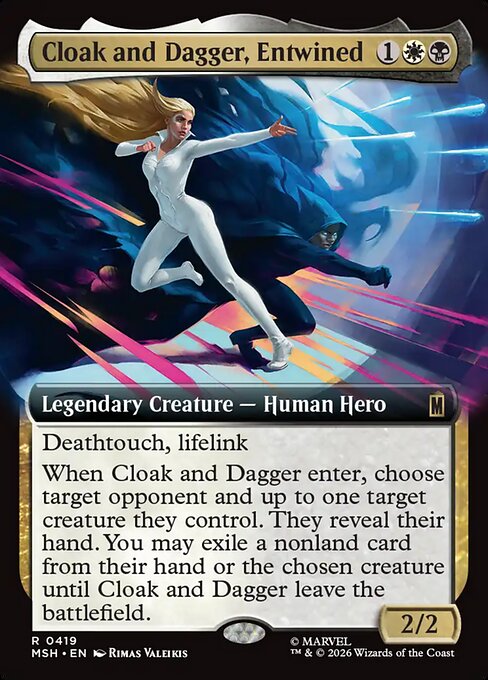 Cloak and Dagger, Entwined Magic: The Gathering card