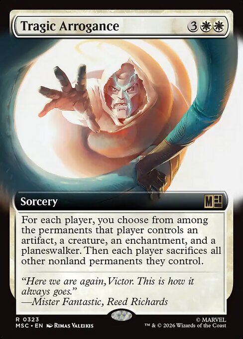 Tragic Arrogance Magic: The Gathering card