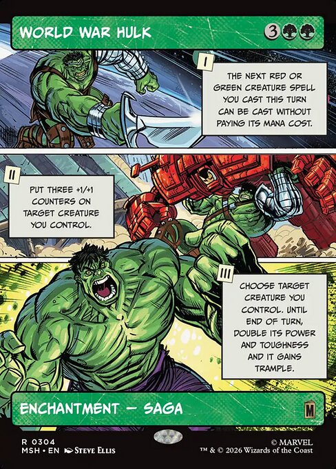 World War Hulk Magic: The Gathering card