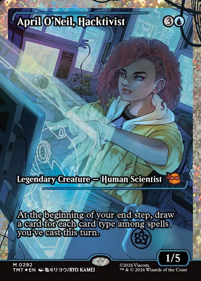 April O'Neil, Hacktivist card image