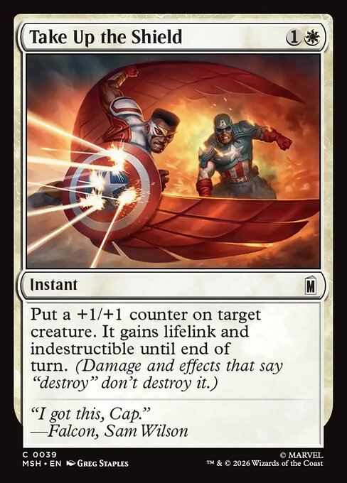 Take Up the Shield Magic: The Gathering card