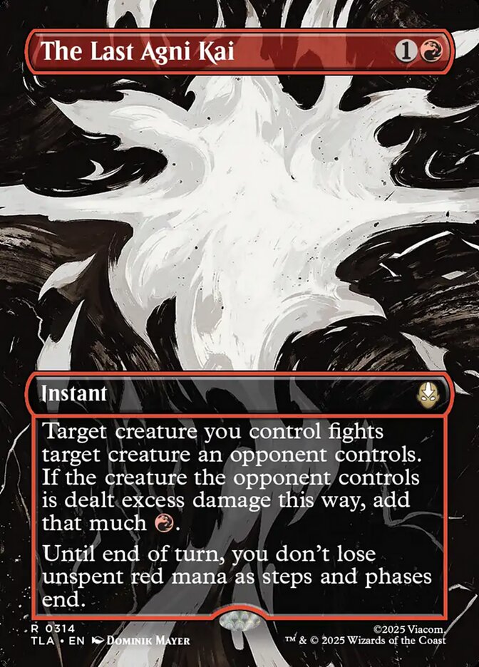 The Last Agni Kai Magic: The Gathering card