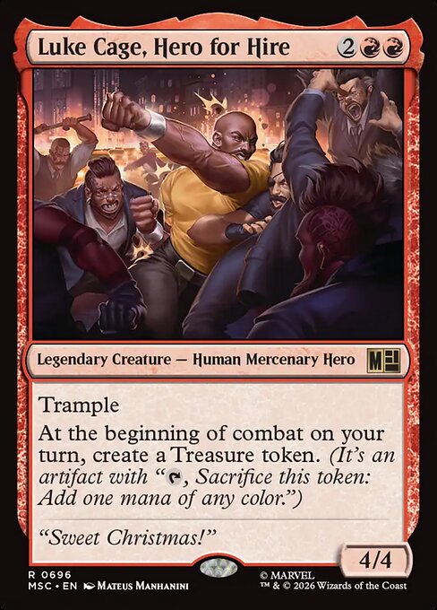 Luke Cage, Hero for Hire Magic: The Gathering card