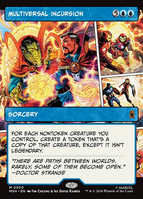 Multiversal Incursion Magic: The Gathering card