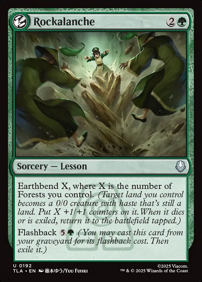 Rockalanche Magic: The Gathering card