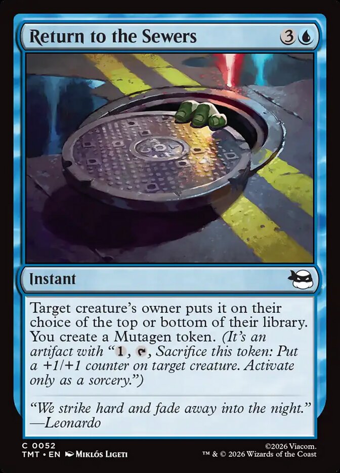 Return to the Sewers card image