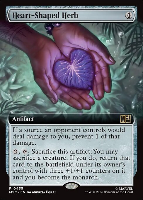 Heart-Shaped Herb Magic: The Gathering card