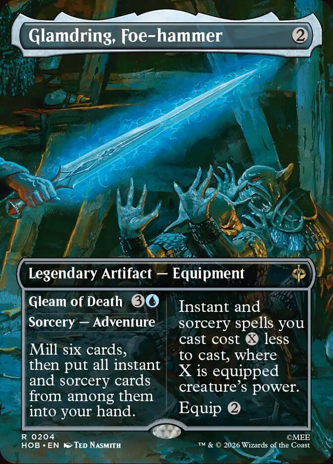 Glamdring, Foe-hammer // Gleam of Death card image