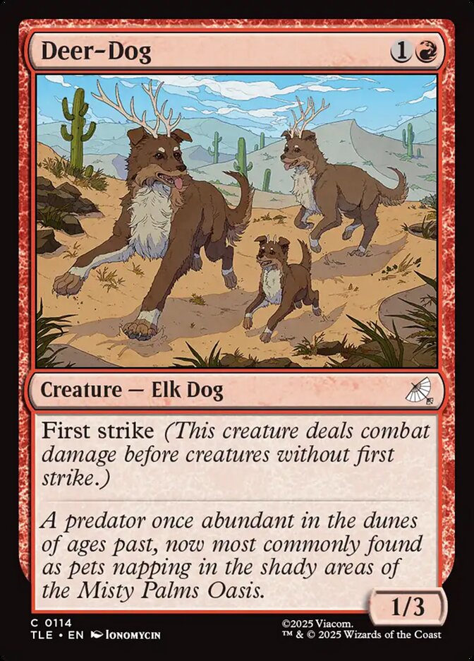 Deer-Dog card image