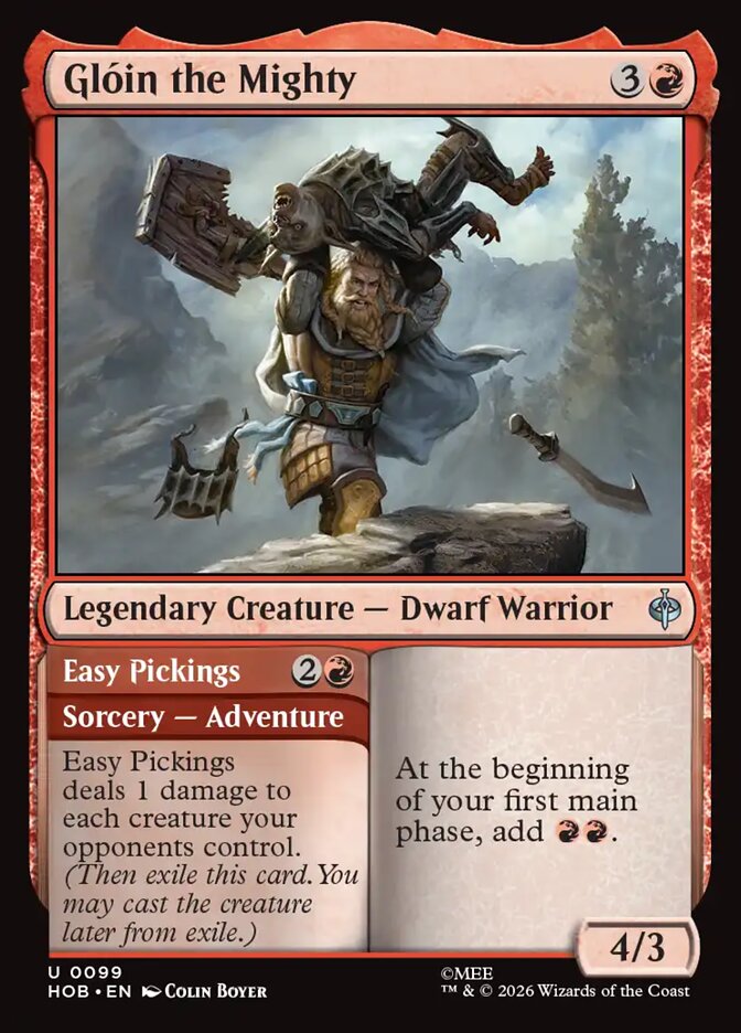 Glóin the Mighty // Easy Pickings card image